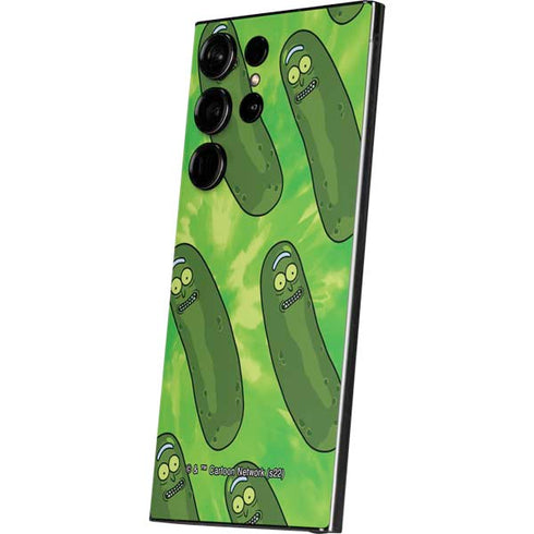 Adult Swim Rick and Morty Pickle Rick Pattern Galaxy S25 Ultra Skin