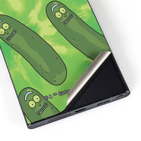 Adult Swim Rick and Morty Pickle Rick Pattern Galaxy S25 Ultra Skin