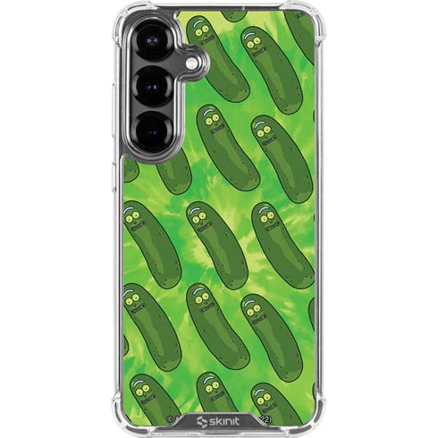 Adult Swim Rick and Morty Pickle Rick Pattern Galaxy S26 Clear Case