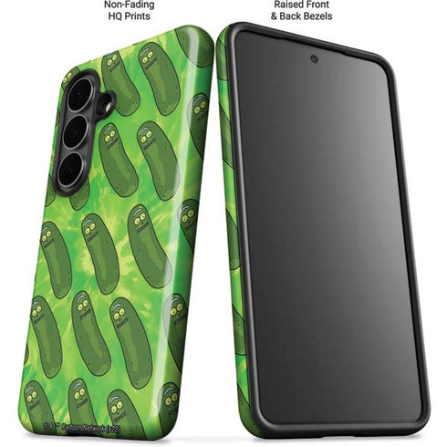 Adult Swim Rick and Morty Pickle Rick Pattern Galaxy S26 Impact Case