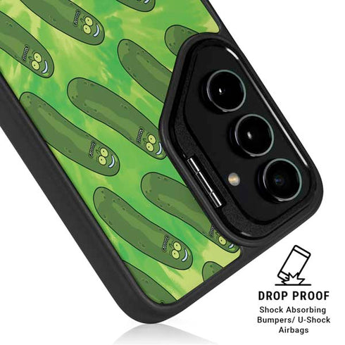 Adult Swim Rick and Morty Pickle Rick Pattern Galaxy S26 Kickstand Case
