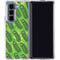 Adult Swim Rick and Morty Pickle Rick Pattern Galaxy Z Fold5 5G Clear Case
