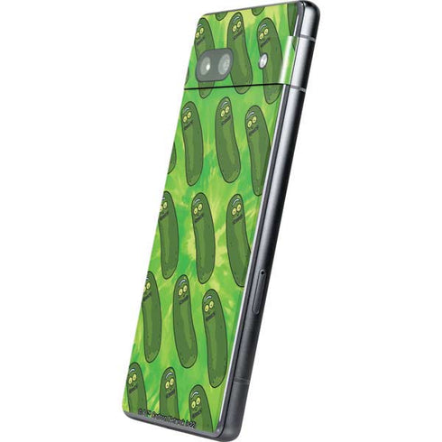 Adult Swim Rick and Morty Pickle Rick Pattern Google Pixel 7a Skin