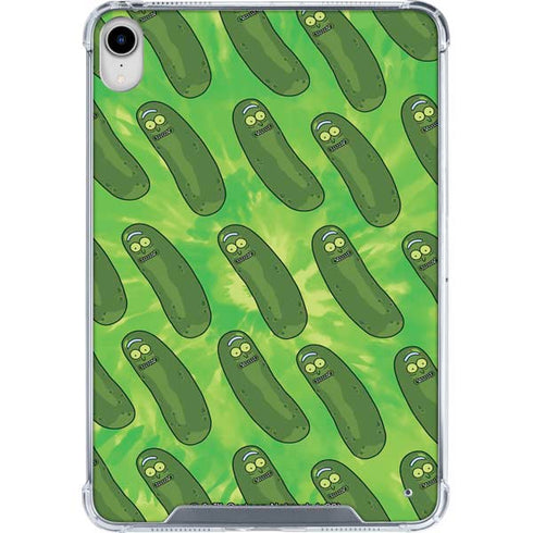 Adult Swim Rick and Morty Pickle Rick Pattern iPad 11th Gen (2025) Clear Case