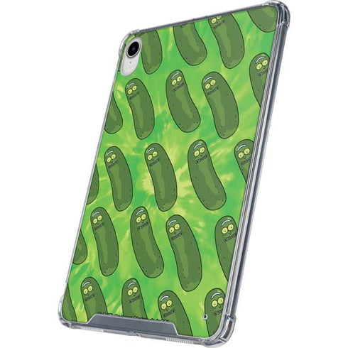 Adult Swim Rick and Morty Pickle Rick Pattern iPad 11th Gen (2025) Clear Case