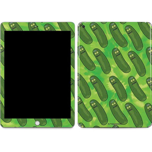Adult Swim Rick and Morty Pickle Rick Pattern Apple iPad Skin