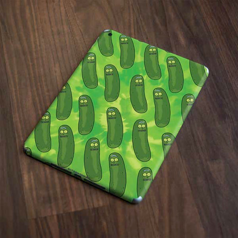 Adult Swim Rick and Morty Pickle Rick Pattern Apple iPad Skin