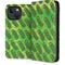 Adult Swim Rick and Morty Pickle Rick Pattern iPhone 15 Folio Case