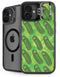 Adult Swim Rick and Morty Pickle Rick Pattern iPhone 16 Kickstand Case
