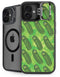 Adult Swim Rick and Morty Pickle Rick Pattern iPhone 16 Plus Kickstand Case