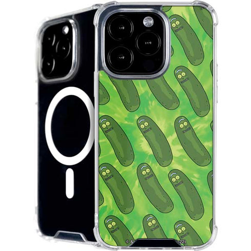 Adult Swim Rick and Morty Pickle Rick Pattern iPhone 16 Pro Max MagSafe Case
