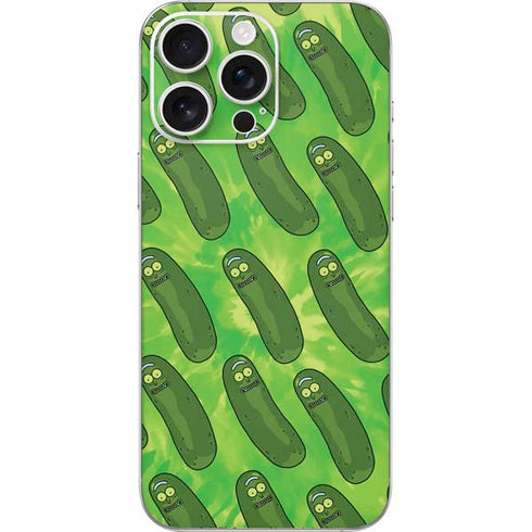 Adult Swim Rick and Morty Pickle Rick Pattern iPhone 16 Pro Max Skin