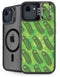 Adult Swim Rick and Morty Pickle Rick Pattern iPhone 16e Kickstand Case