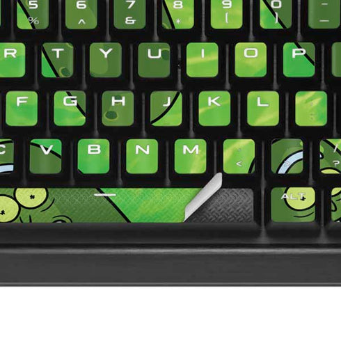 Adult Swim Rick and Morty Pickle Rick Pattern K95 RGB PLATINUM Mechanical Gaming Keyboard Skin