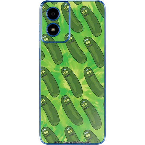 Adult Swim Rick and Morty Pickle Rick Pattern Moto G Play 4G (2024) Skin