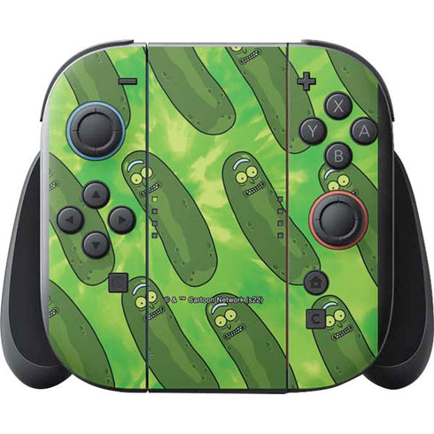 Adult Swim Rick and Morty Pickle Rick Pattern Nintendo Switch 2 (2025) with Joy-Con Skin