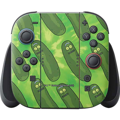 Adult Swim Rick and Morty Pickle Rick Pattern Nintendo Skins