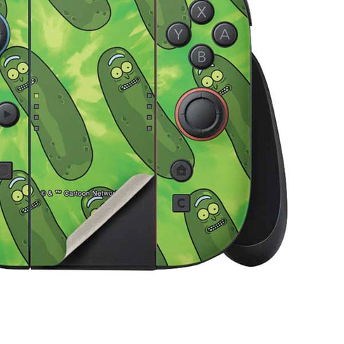 Adult Swim Rick and Morty Pickle Rick Pattern Nintendo Switch 2 (2025) Joy-Con Controller Skin