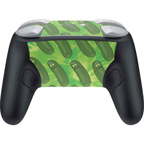 Adult Swim Rick and Morty Pickle Rick Pattern Nintendo Switch 2 (2025) Pro Controller Skin