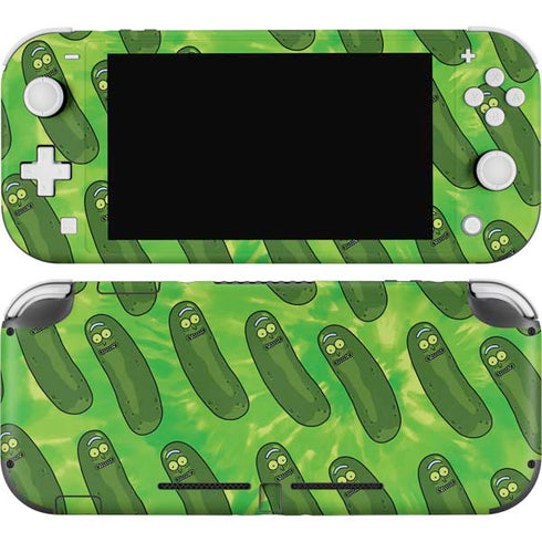 Adult Swim Rick and Morty Pickle Rick Pattern Nintendo Switch Lite Skin