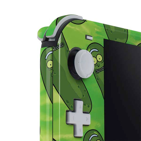Adult Swim Rick and Morty Pickle Rick Pattern Nintendo Switch Lite Skin