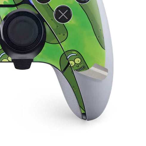 Adult Swim Rick and Morty Pickle Rick Pattern PS5 DualSense Edge Pro Controller Skin