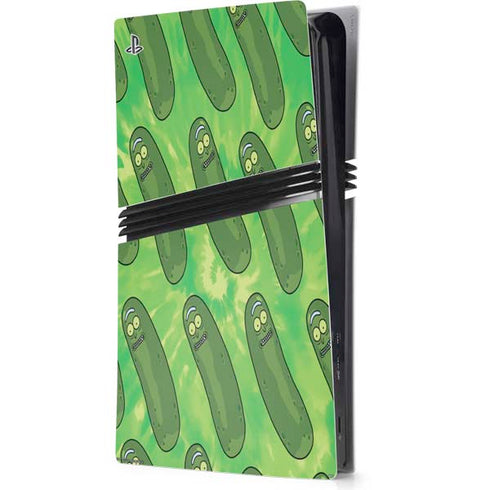 Adult Swim Rick and Morty Pickle Rick Pattern PS5 Pro Console Skin