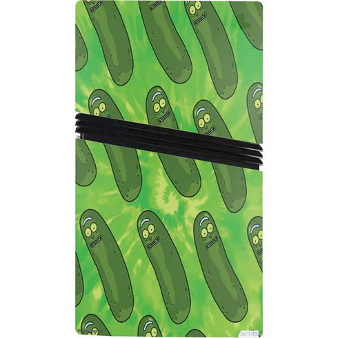 Adult Swim Rick and Morty Pickle Rick Pattern PS5 Pro Console Skin