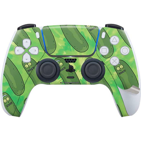 Adult Swim Rick and Morty Pickle Rick Pattern PS5 Pro Disk Bundle Skin