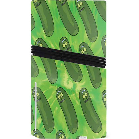 Adult Swim Rick and Morty Pickle Rick Pattern PS5 Pro Disk Console Skin