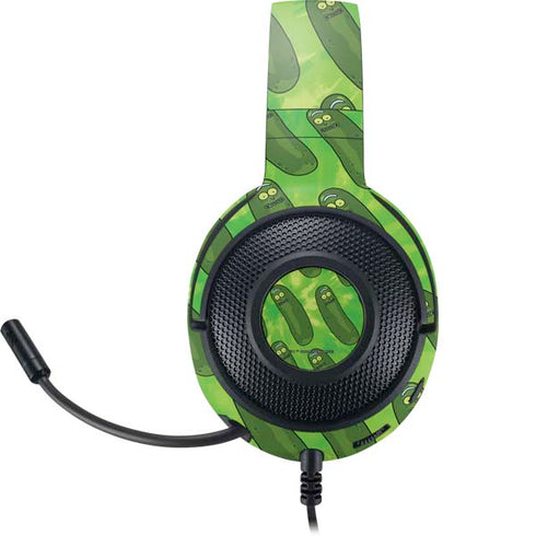 Adult Swim Rick and Morty Pickle Rick Pattern Razer Kraken X Skin