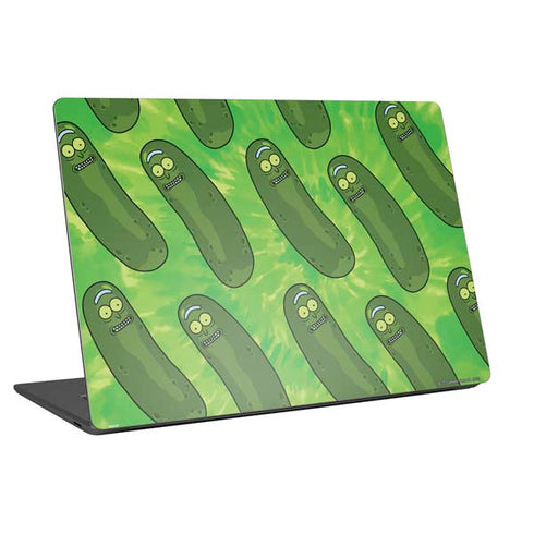 Adult Swim Rick and Morty Pickle Rick Pattern Laptop Skins