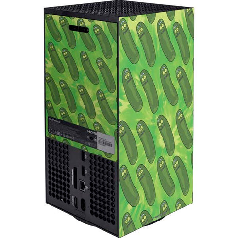 Adult Swim Rick and Morty Pickle Rick Pattern Xbox Series X Bundle Skin