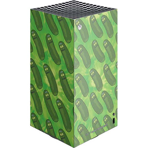 Adult Swim Rick and Morty Pickle Rick Pattern XBox Series X Digital Edition Console Skin