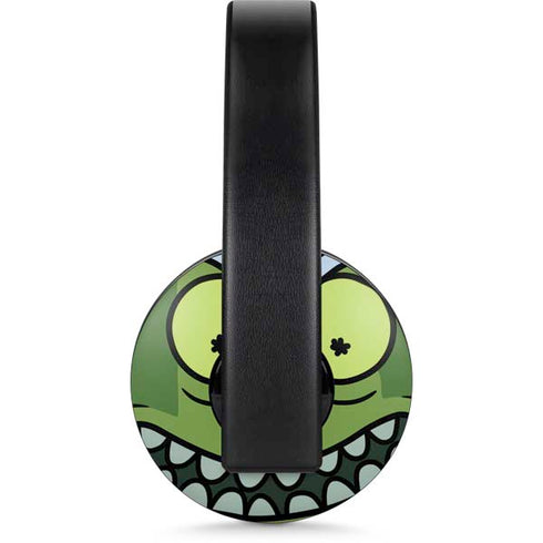 Adult Swim Rick and Morty Pickle Rick PlayStation 4 Gold Wireless Headset Skin