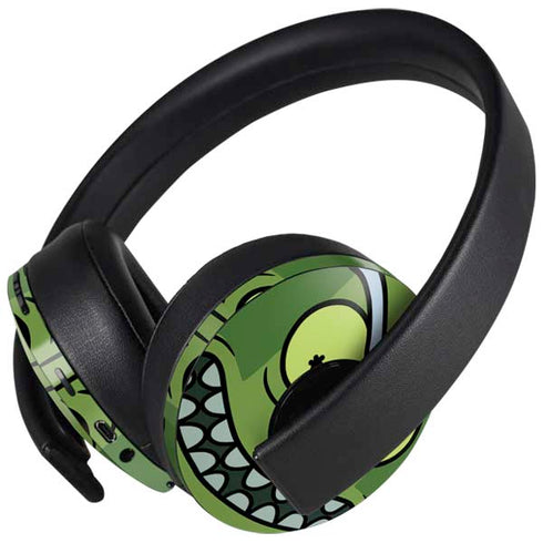 Adult Swim Rick and Morty Pickle Rick PlayStation 4 Gold Wireless Headset Skin