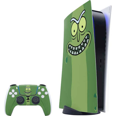 Adult Swim Rick and Morty Pickle Rick PlayStation PS5 Skins