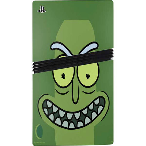 Adult Swim Rick and Morty Pickle Rick PS5 Pro Disk Bundle Skin