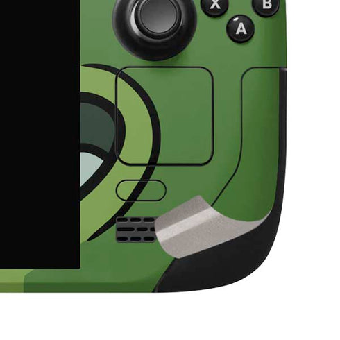 Adult Swim Rick and Morty Pickle Rick Steam Deck Handheld Gaming Computer OLED Skin