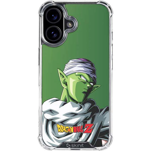 Dragon Ball Z Picolo Portrait iPhone 16 Plus Clear Case