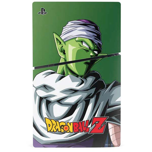 Dragon Ball Z Picolo Portrait PS5 Slim Digital Edition Console Skin