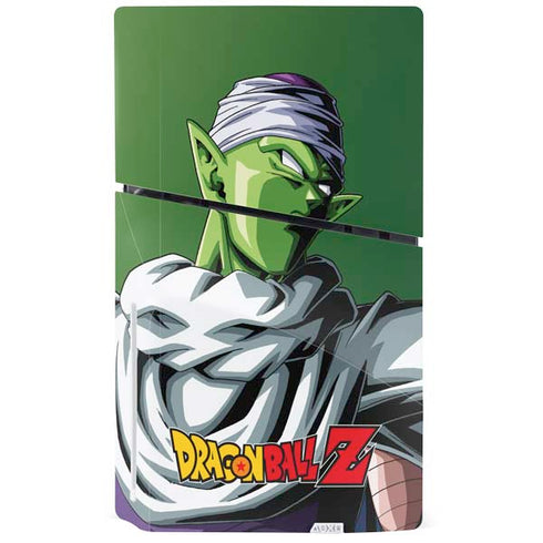 Dragon Ball Z Picolo Portrait PS5 Slim Disk Bundle Skin
