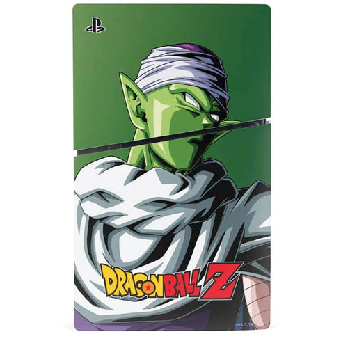 Dragon Ball Z Picolo Portrait PS5 Slim Disk Console Skin