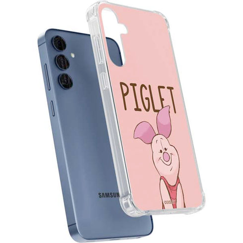 Disney Winnie the Pooh Piglet Portrait Galaxy A55 5G Clear Case