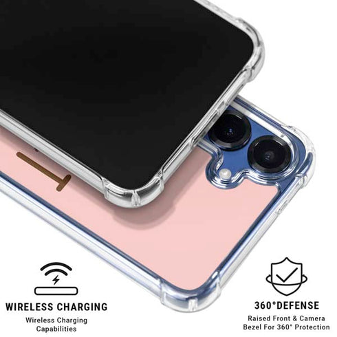 Disney Winnie the Pooh Piglet Portrait Galaxy S25 Clear Case
