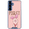 Disney Winnie the Pooh Piglet Portrait Galaxy S25 Plus Clear Case