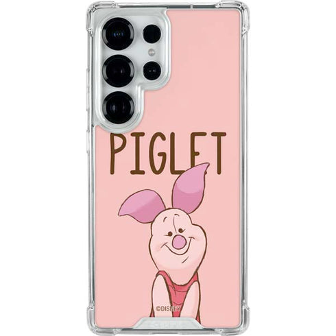 Disney Winnie the Pooh Piglet Portrait Galaxy S25 Ultra Clear Case