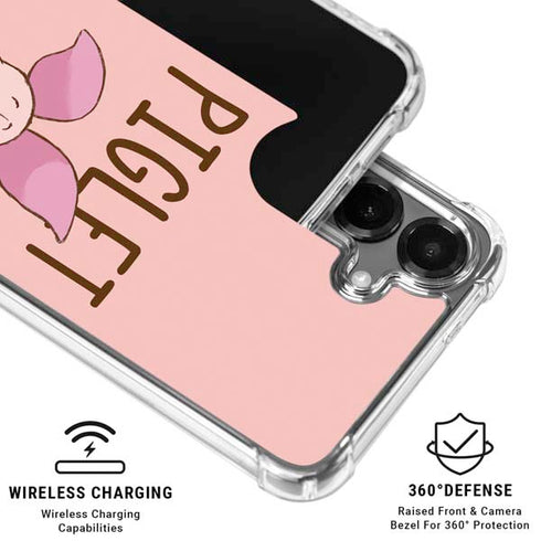 Disney Winnie the Pooh Piglet Portrait Galaxy S26 Clear Case