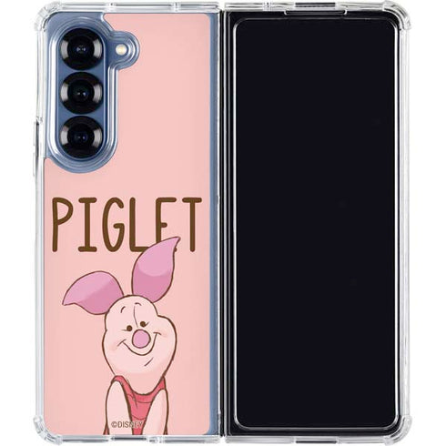 Disney Winnie the Pooh Piglet Portrait Galaxy Z Fold6 Clear Case