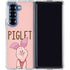 Disney Winnie the Pooh Piglet Portrait Galaxy Z Fold6 Clear Case